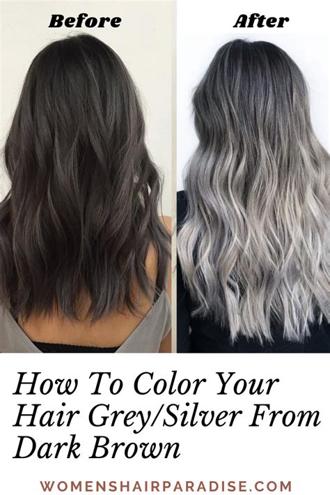 How to dye hair at home (DIY) Grey hair dye